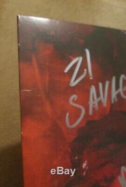 METRO BOOMIN & 21 SAVAGE signed auto SAVAGE MODE Vinyl LP JSA Sticker only