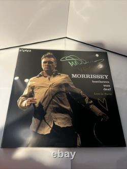 MORRISSEY Beethoven Was Deaf Vinyl LP SIGNED AUTOGRAPH Las Vegas Limited Orange