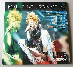 MYLENE FARMER LIVE A BERCY In-Person Signed Autographed Vinyl LP RACC COA