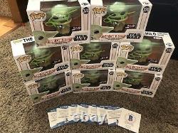 Mandalorean Baby Yoda John Rosengrant Signed Auto Funko Pop GAMESTOP BECKETT COA