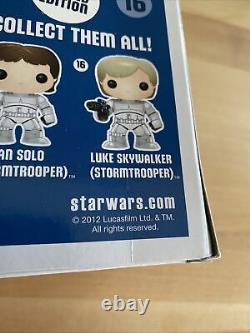 Mark Hamill Signed SW ECCC Luke Skywalker Stormtrooper 16 Funko JSA Z13544