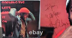 Marvin Gaye Signed Autographed'Lets Get It On' Vinyl Album LP PSA DNA LOA