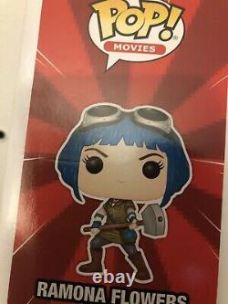 Mary Elizabeth Winstead Signed Ramona Flowers Funko Pop 719 Beckett Bas Coa Auto