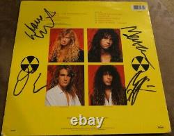 Megadeth Rust In Peace Autographed UK Vinyl 1990 Signed Capitol EST2132