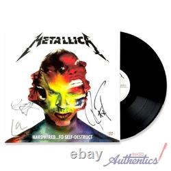 Metallica Signed Autographed Vinyl LP Hardwired. To Self Destruct PSA/DNA