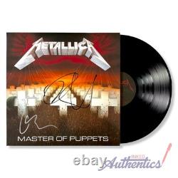 Metallica Signed Autographed Vinyl LP Master Of Puppets PSA/DNA Authenticated