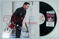 Michael Buble Signed Autographed'Christmas' Vinyl Album EXACT Proof JSA COA