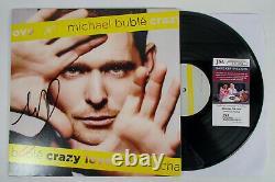 Michael Buble Signed Autographed'Crazy Love' Vinyl Album EXACT Proof JSA COA