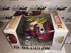 Michael Fassbender Magneto X-men Signed Autographed Funko Pop-beckett Bas Coa