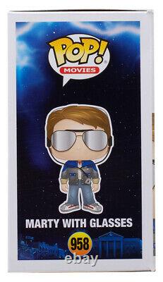 Michael J. Fox Signed Back To The Future Marty Funko Pop #958 BAS