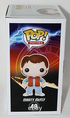 Michael J Fox Signed Marty McFly Back To The Future 49 Funko POP JSA Beckett