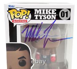 Mike Tyson Autographed Signed Funko Pop Vinyl Figurine Beckett Bas Stock #202296