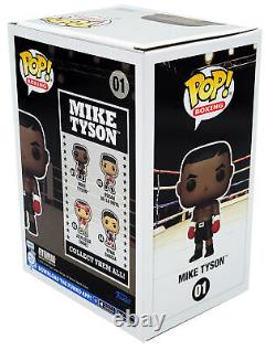 Mike Tyson Autographed Signed Funko Pop Vinyl Figurine Beckett Bas Stock #202296