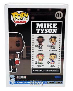 Mike Tyson Autographed Signed Funko Pop Vinyl Figurine Beckett Bas Stock #202296