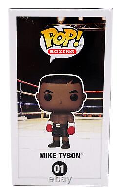 Mike Tyson Autographed Signed Funko Pop Vinyl Figurine Beckett Bas Stock #202296