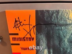 Ministry Signed Autographed Lp Vinyl Rare Twitch Al Jourgensen In Person
