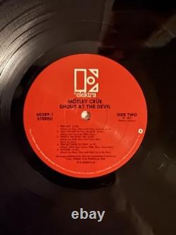 Motley Crue Shout At The Devil Vinyl LP Signed / Autographed By 3/4 Members COA