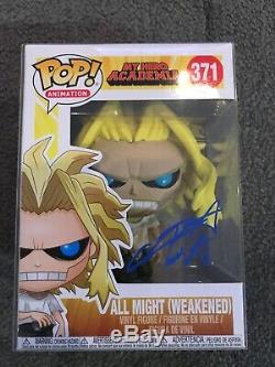 My Hero Academia Pop All Might Silver Chrome + Signed All Might Chris Sabat COA