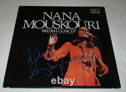 Nana Mouskouri Signed British Concert Vinyl Record