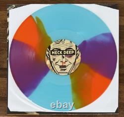 Neck Deep Band Signed Autographed Rain In July Color Vinyl Lp Bas Beckett Coa