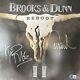 New Brooks And Dunn Signed Autographed Reboot Album Lp Beckett Bas Neon Moon