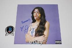 Olivia Rodrigo Signed'sour' Album Vinyl Record Beckett Coa Deja Vu Good 4 U Bas