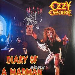 Ozzy Osbourne Autographed Signed Diary Of A Madman Vinyl