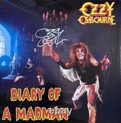 Ozzy Osbourne Autographed Signed Diary Of A Madman Vinyl