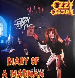 Ozzy Osbourne Autographed Signed Diary Of A Madman Vinyl