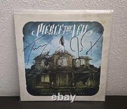 PIERCE THE VEIL Collide With The Sky SIGNED Vinyl LP Light Blue Autographed