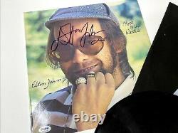 PSA AUTHENTICATED SIGNED Elton John Rock of the Westies Vinyl Album Record