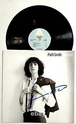 Patti Smith REAL hand SIGNED Horses Vinyl Record JSA COA Autographed Punk Rock