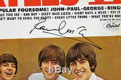 Paul McCartney The Beatles Signed Album Cover With Vinyl PSA/DNA #AB04451