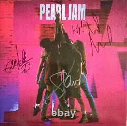 Pearl Jam Autographed Signed Ten Vinyl Record Album Eddie Mike Stone