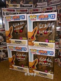 Peter St Paul Signed Autographed Naruto Kurama 6 Flocked Ht Funko Pop Vinyl