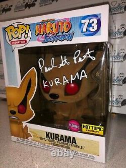 Peter St Paul Signed Autographed Naruto Kurama 6 Flocked Ht Funko Pop Vinyl