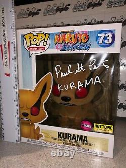 Peter St Paul Signed Autographed Naruto Kurama 6 Flocked Ht Funko Pop Vinyl