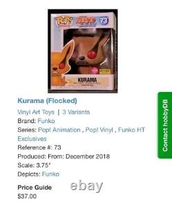 Peter St Paul Signed Autographed Naruto Kurama 6 Flocked Ht Funko Pop Vinyl