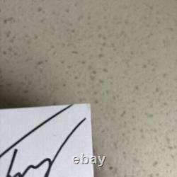 Pierce the Veil SIGNED/Autographed Art Card THE JAWS OF LIFE CLEAR Vinyl Limited