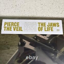 Pierce the Veil SIGNED/Autographed Art Card THE JAWS OF LIFE CLEAR Vinyl Limited