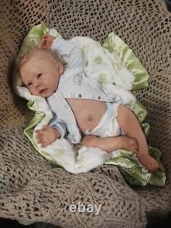 Ping Lau Sansa Reborn Boy by Doves Nursery signed by artist