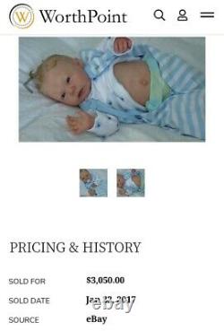 Ping Lau Sansa Reborn Boy by Doves Nursery signed by artist