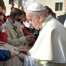 Pope Francis Hand Signed Autographed LP VINYL IN PERSON PROOF Rare! Vatican