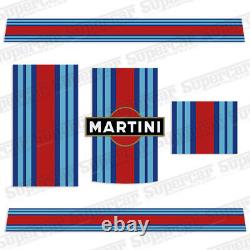 Porsche 991 or 997 Martini Le Mans Racing Stripe Decal Kit, GT2 GT3 Cup Car GT