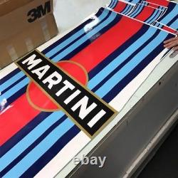 Porsche 991 or 997 Martini Le Mans Racing Stripe Decal Kit, GT2 GT3 Cup Car GT