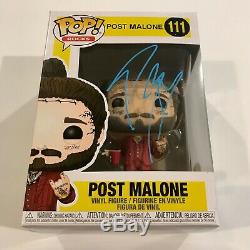 Post Malone Autographed Signed Pop Funko Rocks Vinyl 111 Rockstar Stoney Jsa Coa