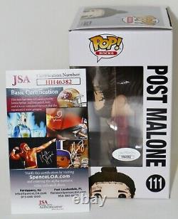 Post Malone Signed Autographed 111 Funko POP Beerbongs Bentleys JSA PSA BSA