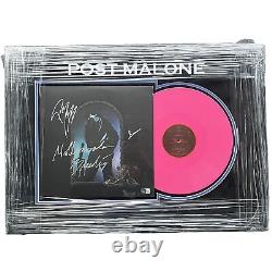 Post Malone Signed Autographed Framed Vinyl Beckett BAS COA Rare