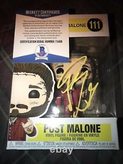 Post Malone Signed Funko Pop