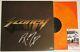 Post Malone Signed Stoney 2x Lp Orange Color Vinyl Record Autographed +jsa Coa